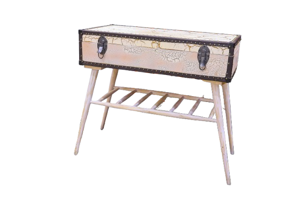 Crackled Console Table
