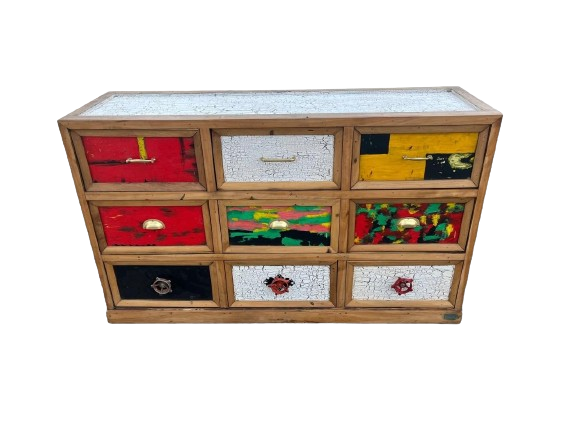 Multi Colored Sideboard