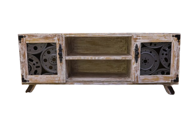 White-Wash Tv Stand