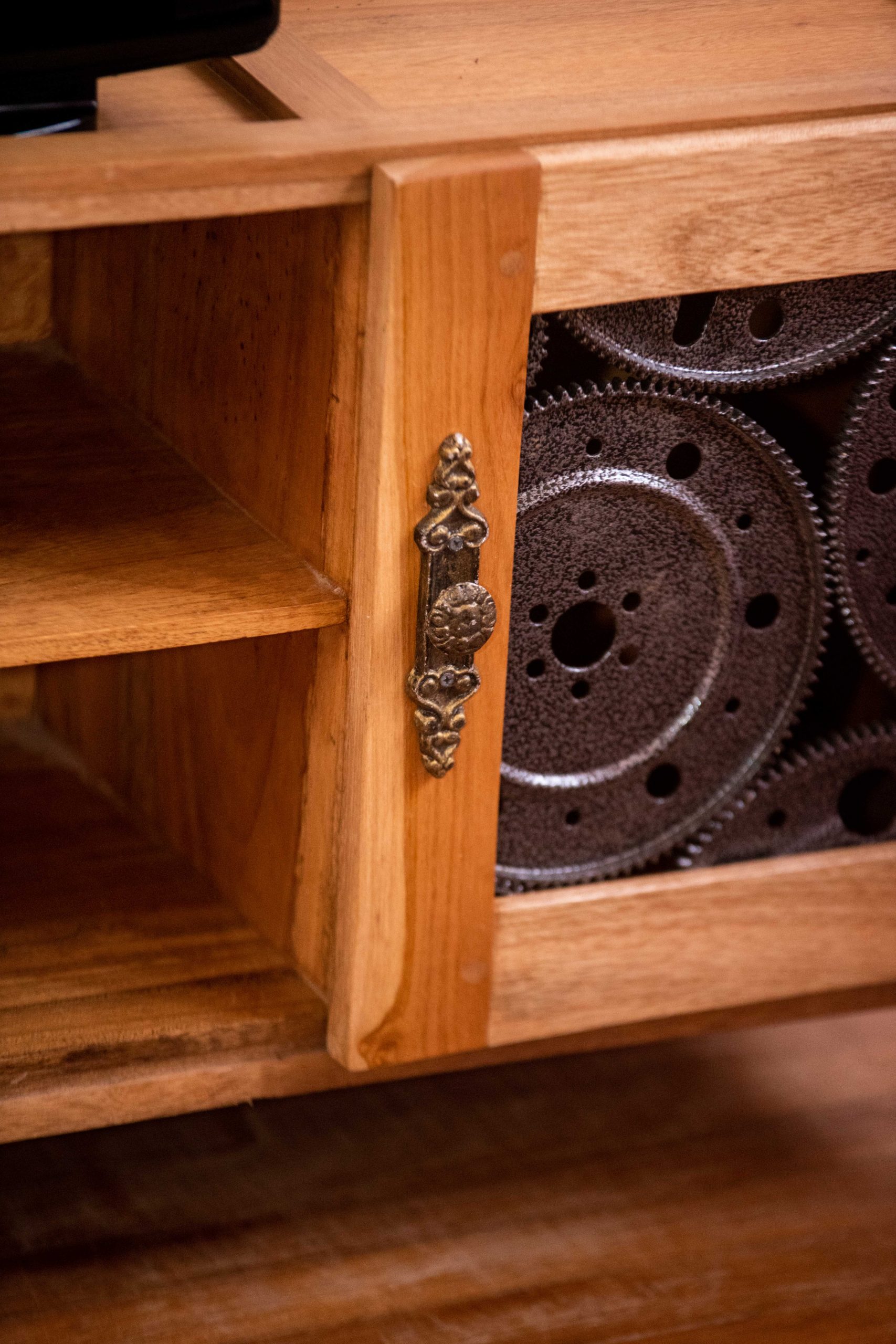 Mini Industrial Tv Stand - Image 3
